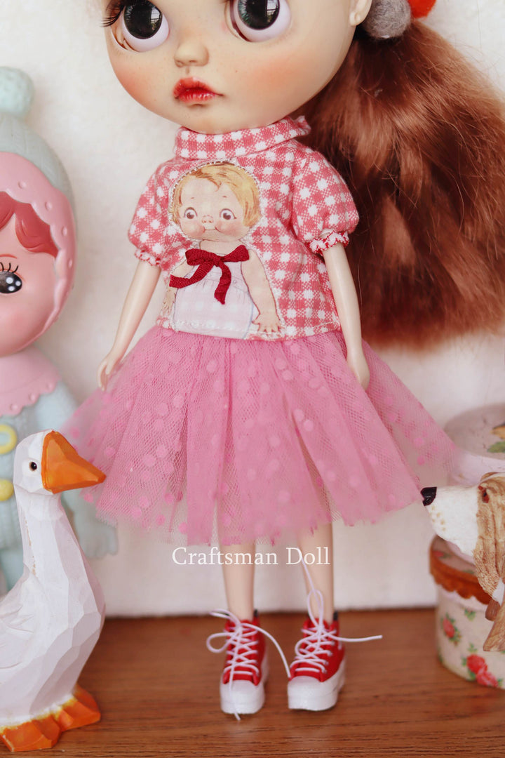 Blythe Clothes/Blythe Dress/Pullip Clothes/Middle Blythe/B711/