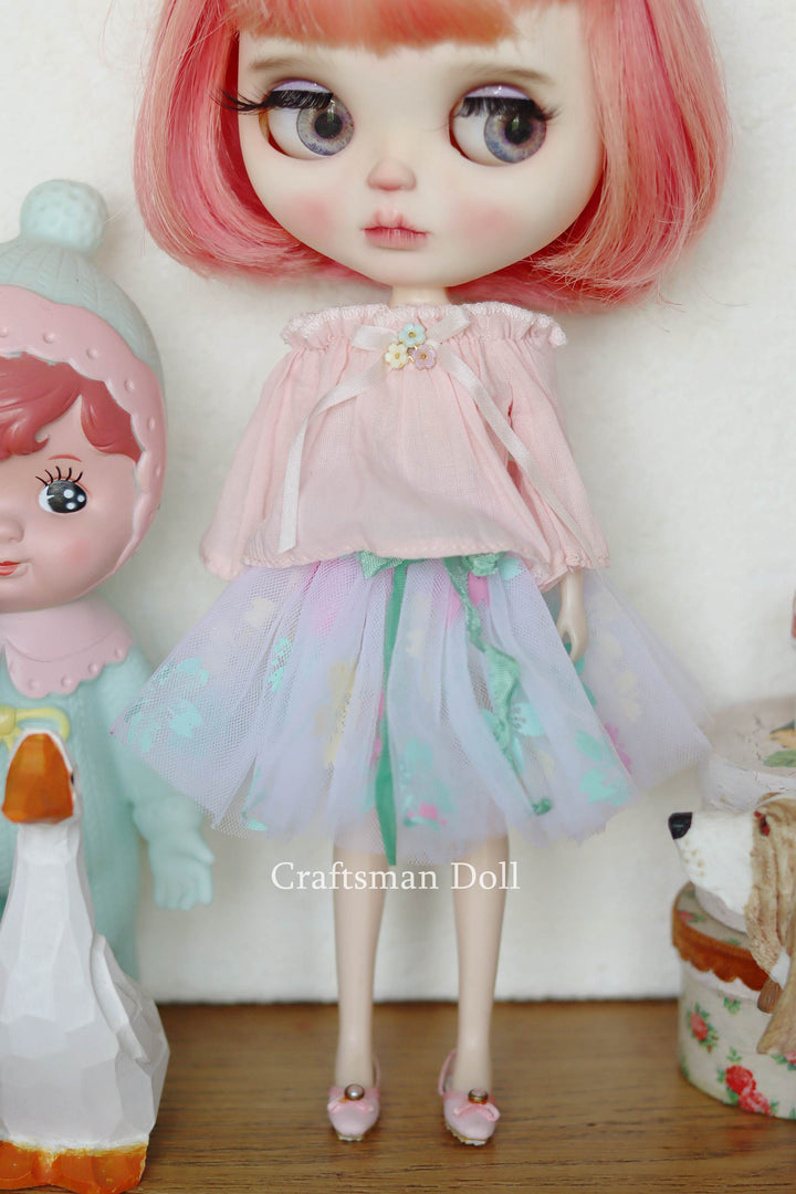 Blythe Clothes/Blythe Dress/Pullip Clothes/Middle Blythe/B712/