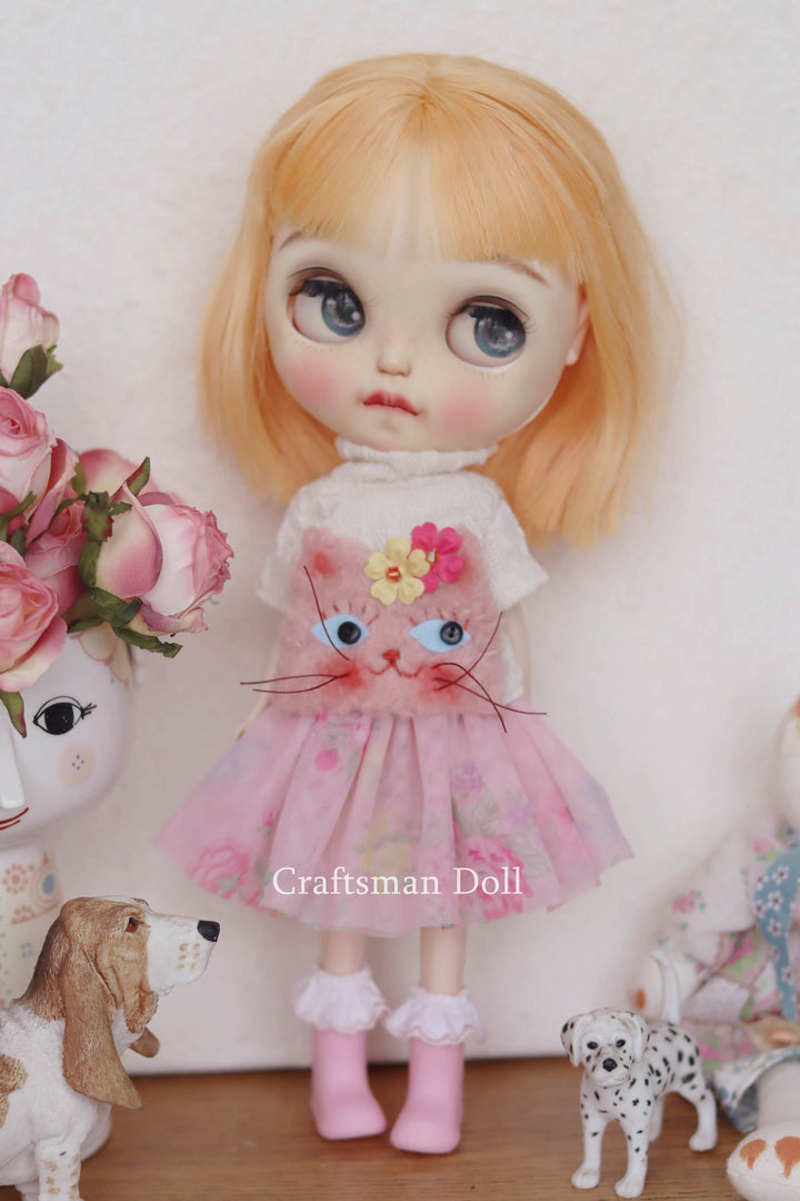 Blythe Clothes/Blythe Dress/Pullip Clothes/Middle Blythe/B760/