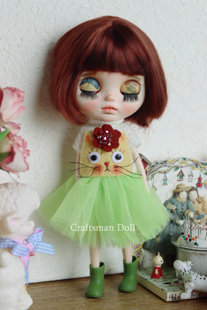 Blythe Clothes/Blythe Dress/Pullip Clothes/Middle Blythe/B857/