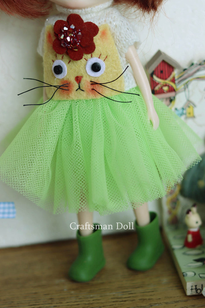 Blythe Clothes/Blythe Dress/Pullip Clothes/Middle Blythe/B857/