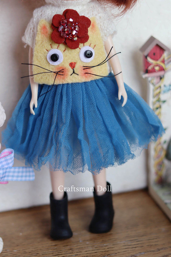 Blythe Clothes/Blythe Dress/Pullip Clothes/Middle BlytheB858/