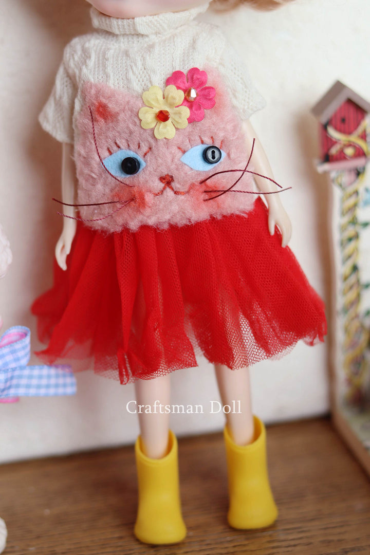 Blythe Clothes/Blythe Dress/Pullip Clothes/Middle BlytheB858/