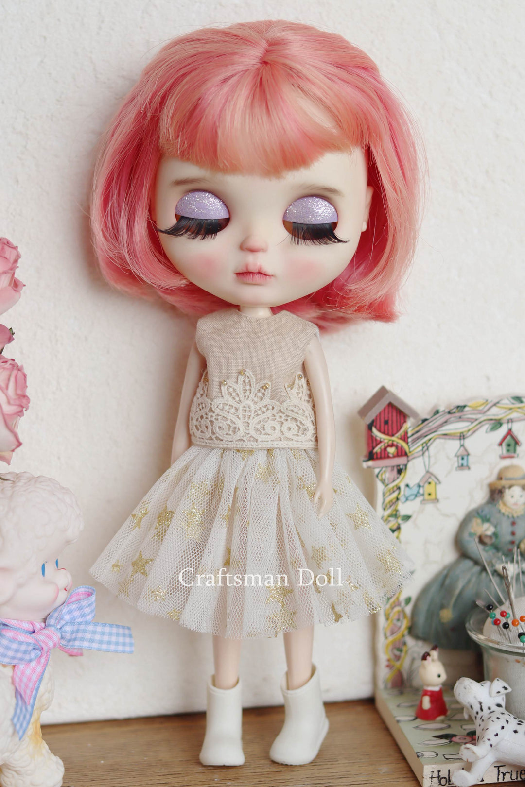 Blythe Clothes/Blythe Dress/Pullip Clothes/Middle Blythe/B859/