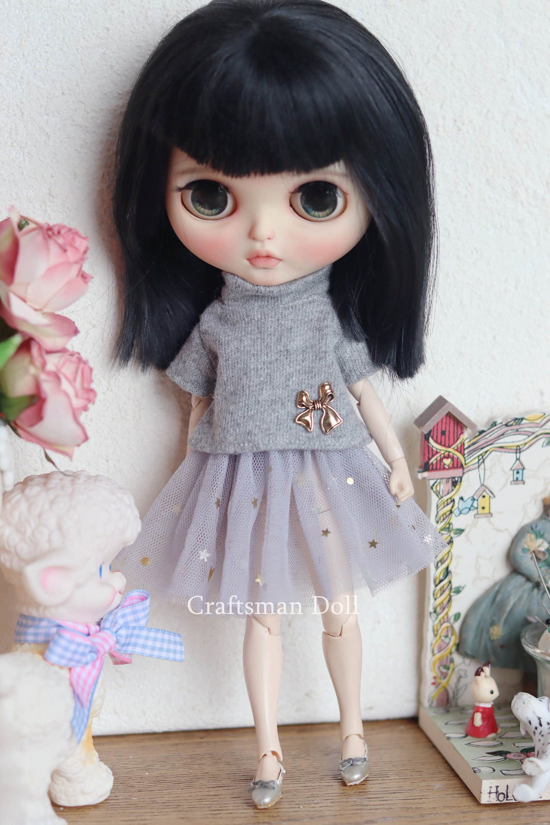 Blythe Clothes/Blythe Dress/Pullip Clothes/Middle Blythe/B859/