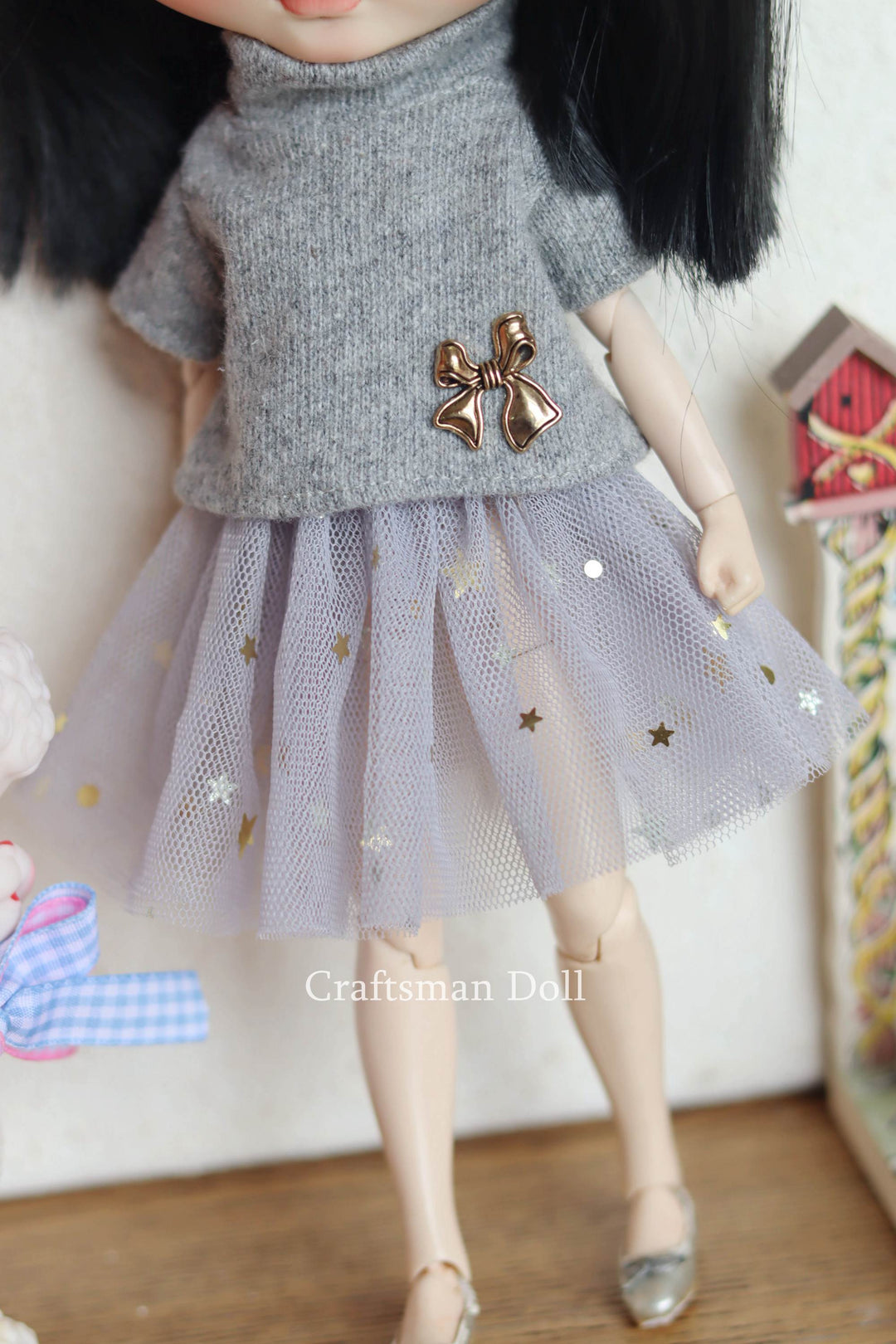 Blythe Clothes/Blythe Dress/Pullip Clothes/Middle Blythe/B859/