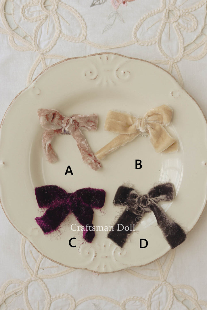 Blythe Silk Bowknot Hair Clip/B132/