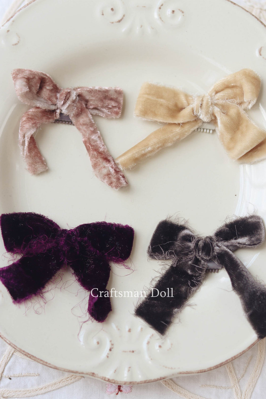 Blythe Silk Bowknot Hair Clip/B132/