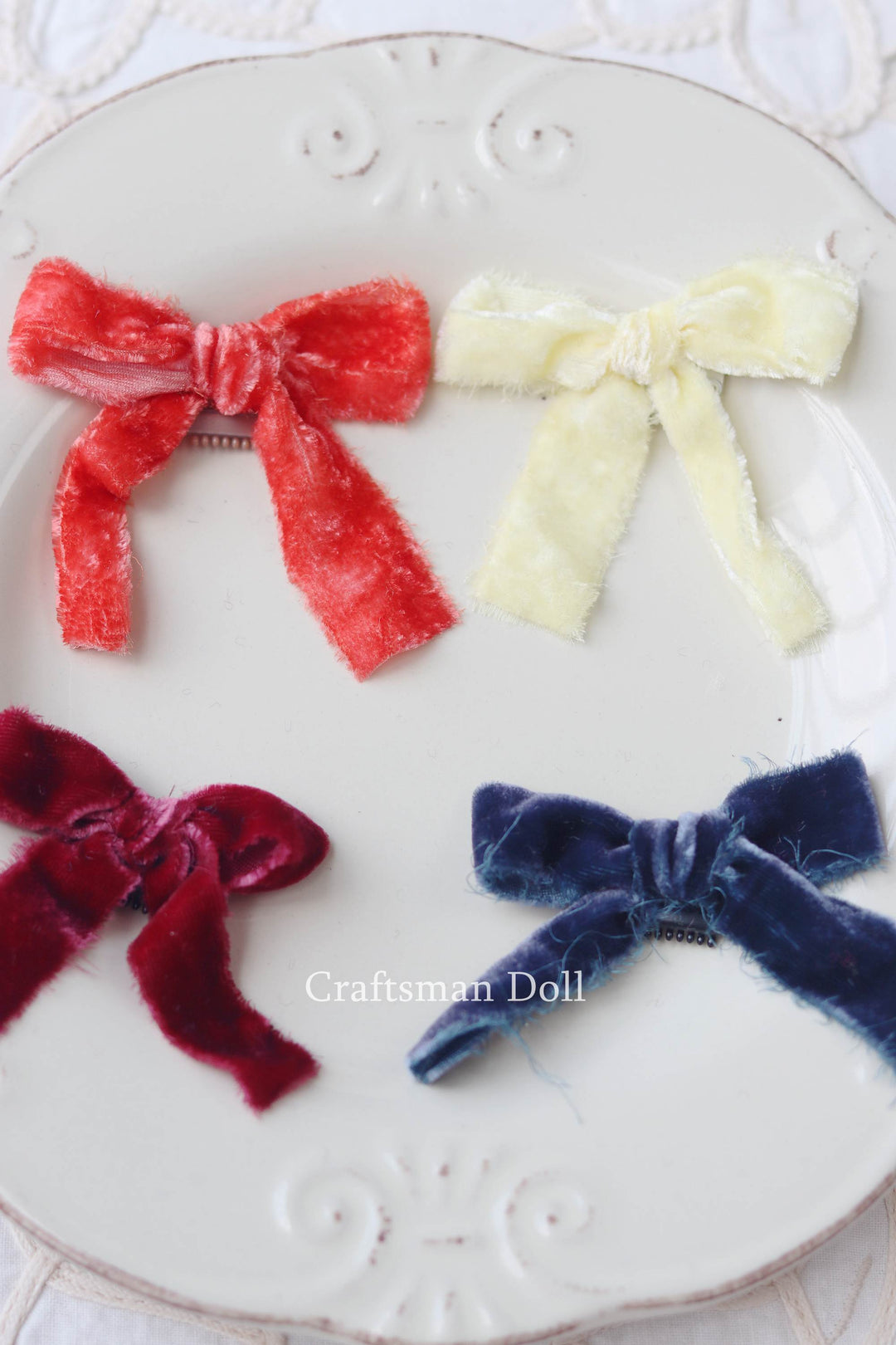 Blythe Silk Bowknot Hair Clip/B133/