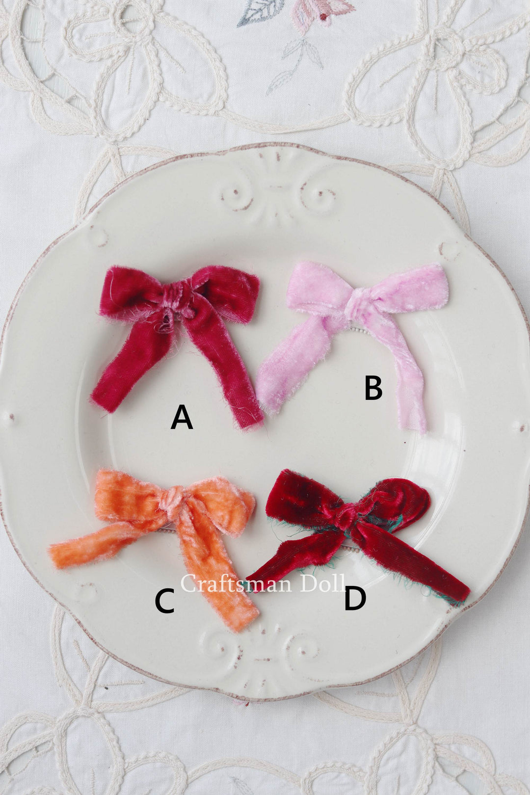 Blythe Silk Bowknot Hair Clip/B135/