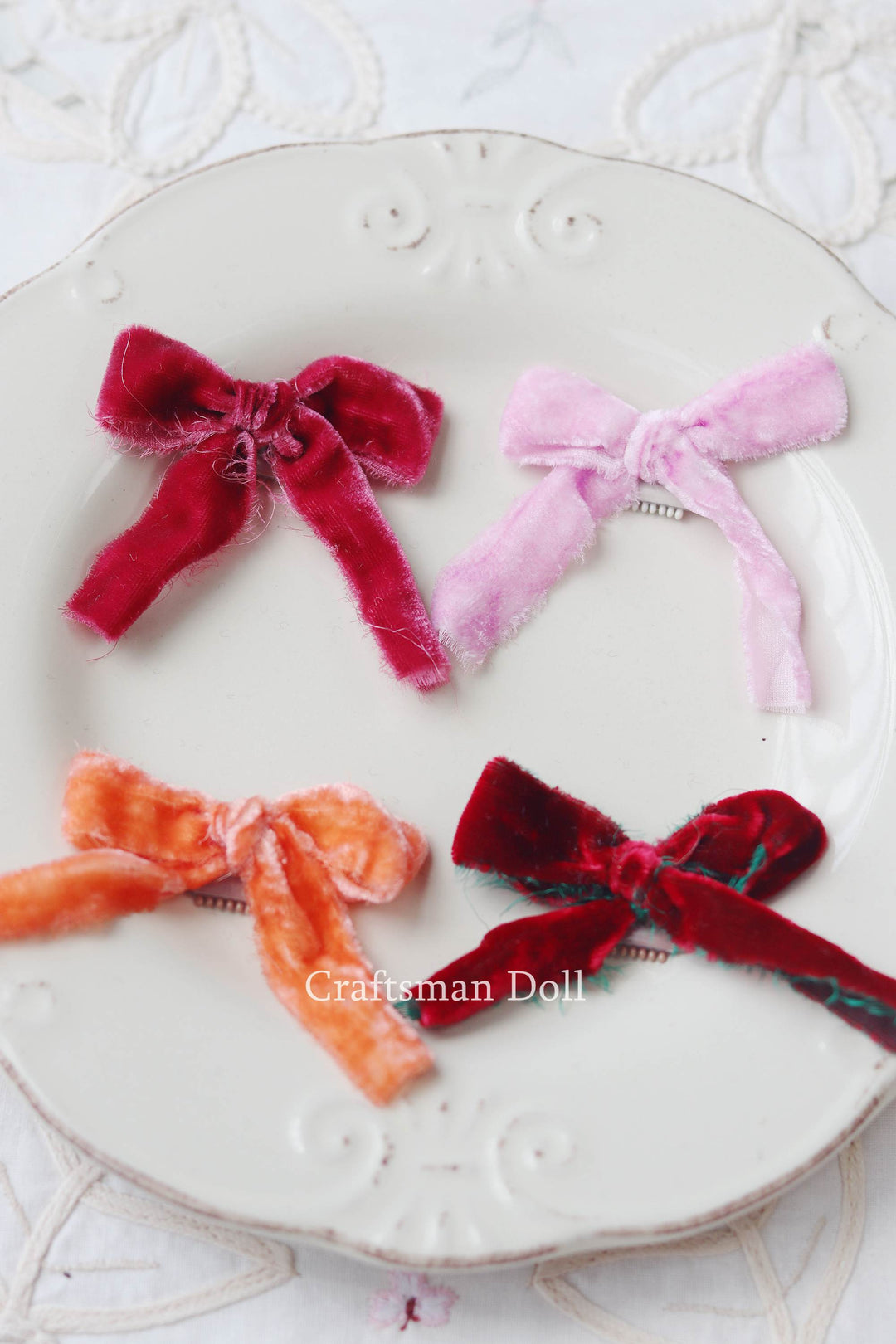 Blythe Silk Bowknot Hair Clip/B135/