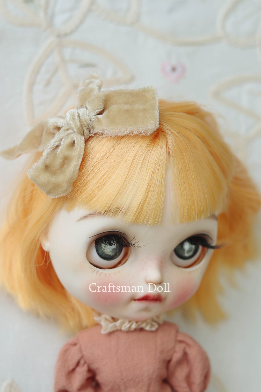 Blythe Silk Bowknot Hair Clip/B132/