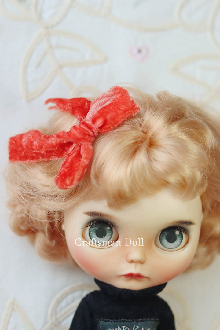 Blythe Silk Bowknot Hair Clip/B133/