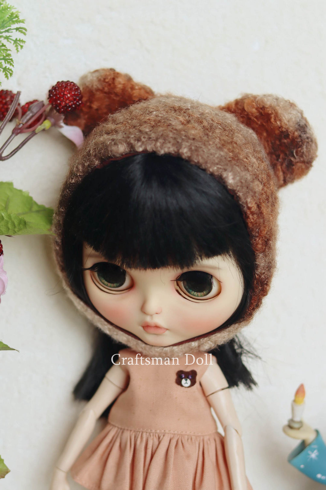 Blythe Hat/Pullip Hat/Bear bonnet/B999/