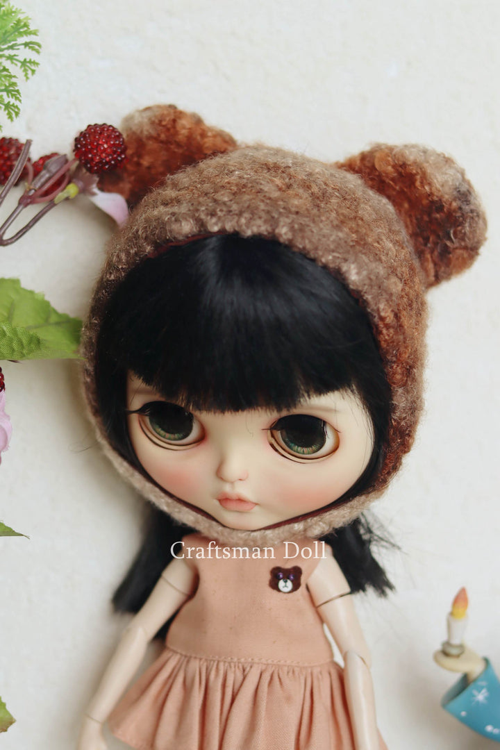 Blythe Hat/Pullip Hat/Bear bonnet/B999/