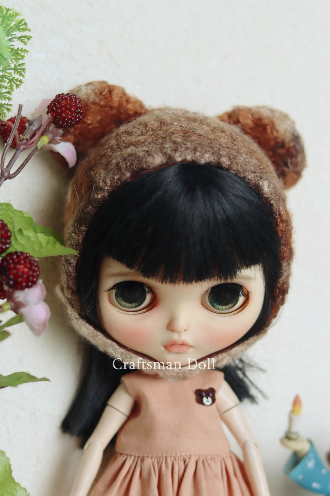 Blythe Hat/Pullip Hat/Bear bonnet/B999/