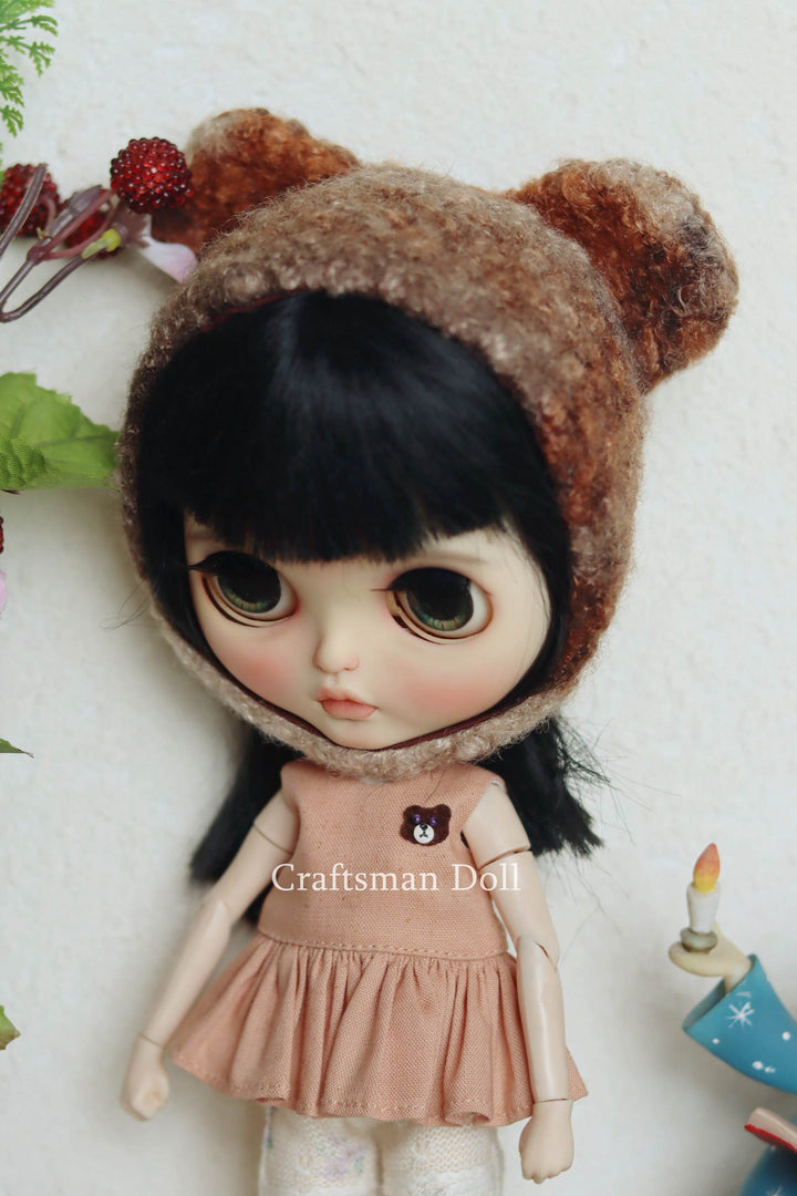 Blythe Hat/Pullip Hat/Bear bonnet/B999/