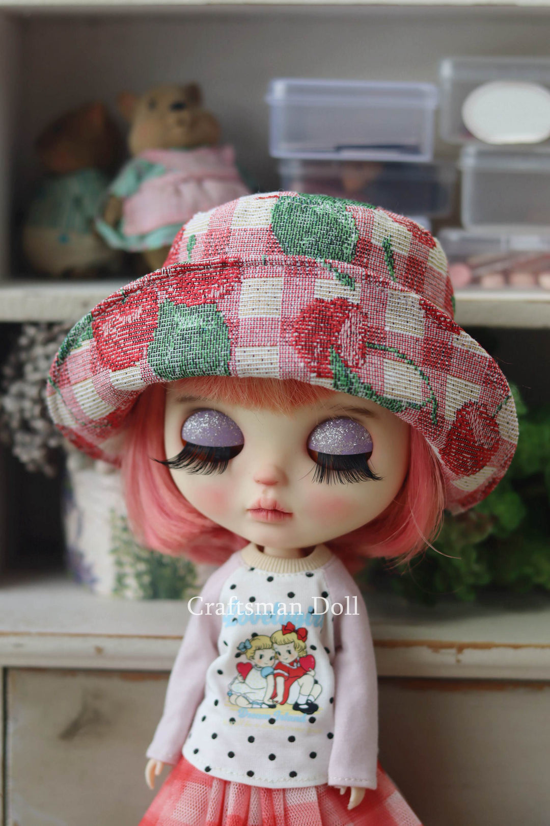 Blythe Hat/Pullip Hat/bucket hat/B1034/