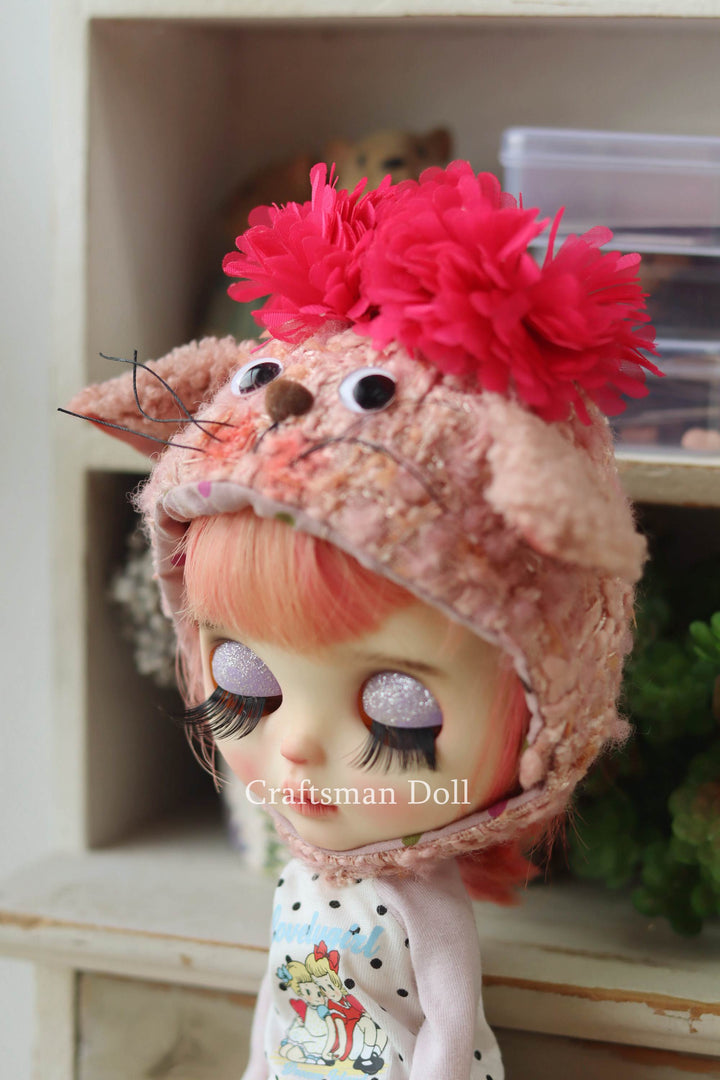 Blythe Hat/Pullip Hat/cat bonnet/B1031/