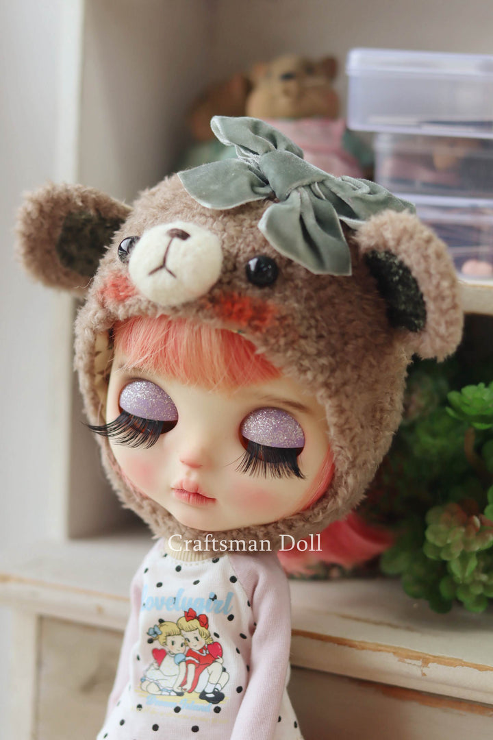 Blythe Hat/Pullip Hat/Bear bonnet/B1030/