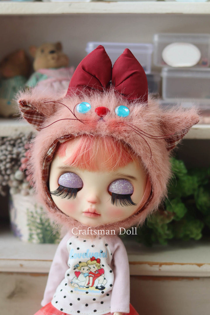 Blythe Hat/Pullip Hat/cat bonnet/B1032/