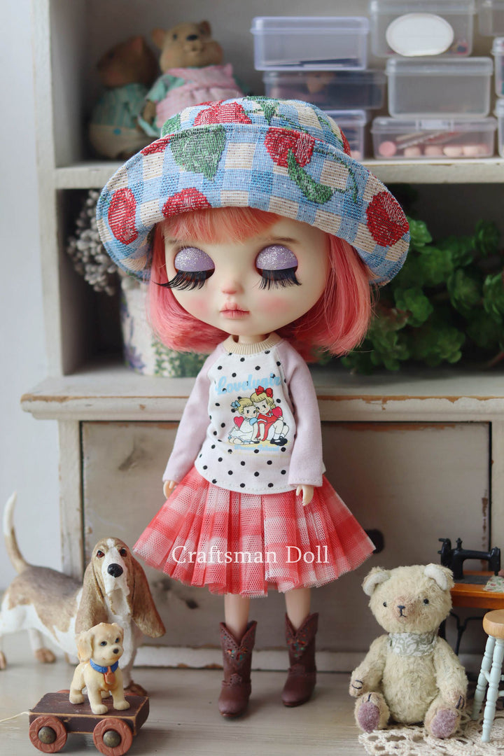 Blythe Hat/Pullip Hat/bucket hat/B1033/