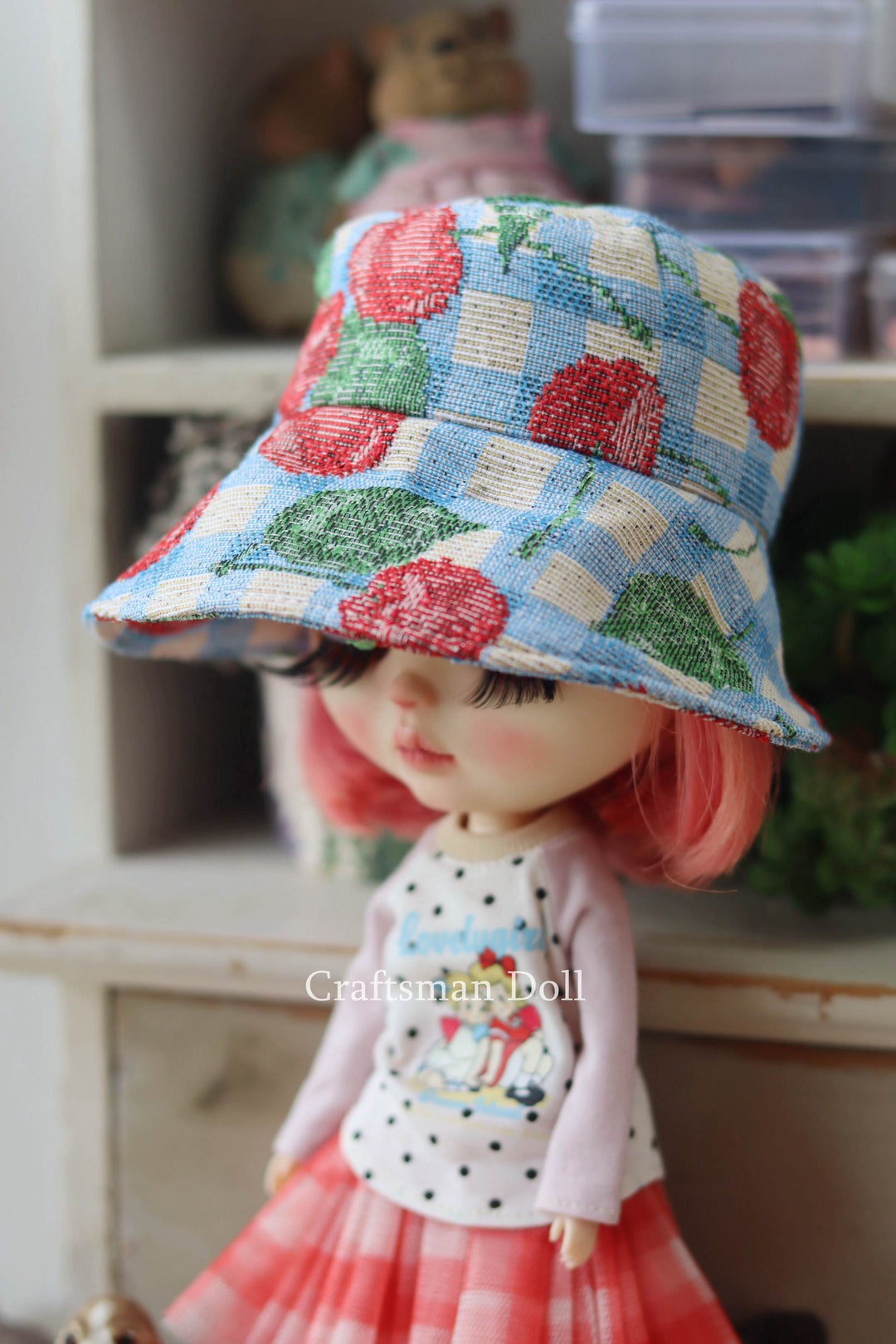 Blythe Hat/Pullip Hat/bucket hat/B1033/