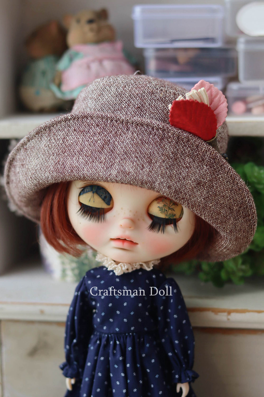 Blythe Hat/Pullip Hat/bucket hat/B1040/