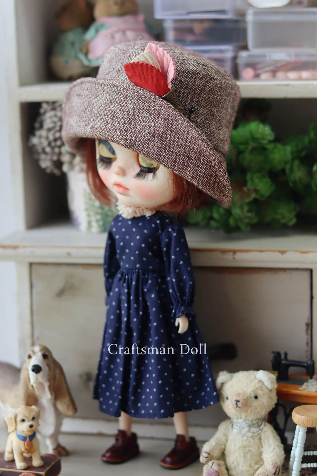 Blythe Hat/Pullip Hat/bucket hat/B1040/