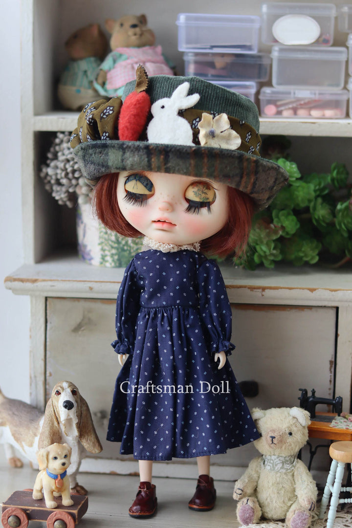Blythe Hat/Pullip Hat/trilby hat/B1039/