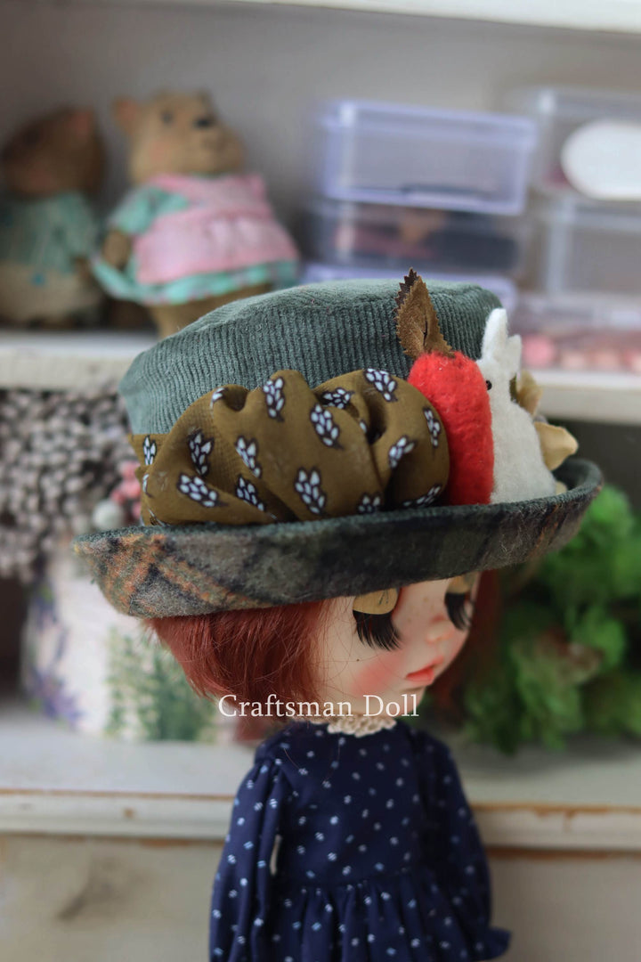 Blythe Hat/Pullip Hat/trilby hat/B1039/
