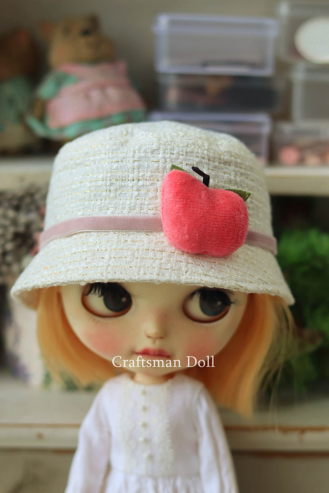 Blythe Hat/Pullip Hat/cloche hat/B1028/