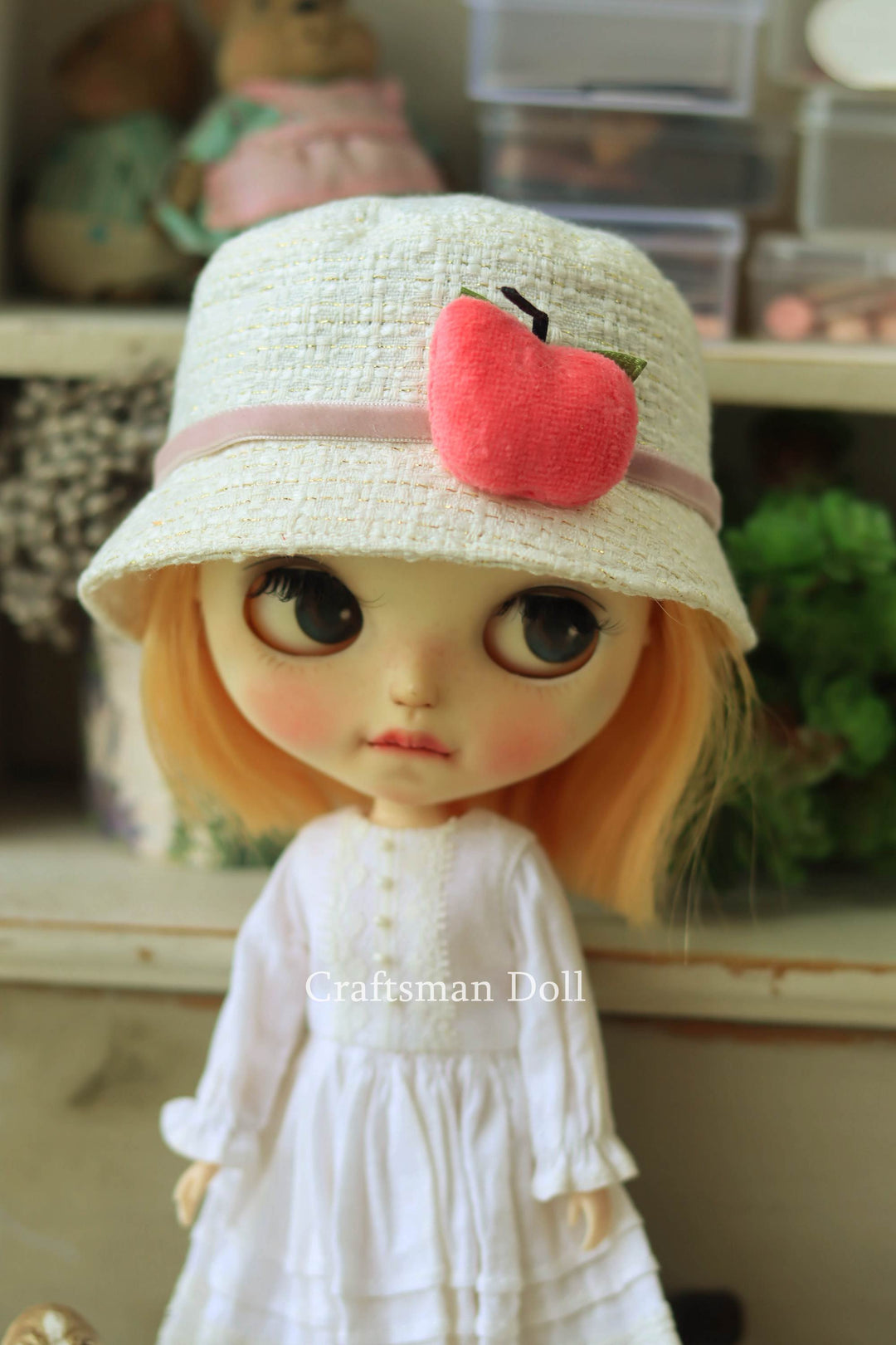 Blythe Hat/Pullip Hat/cloche hat/B1028/