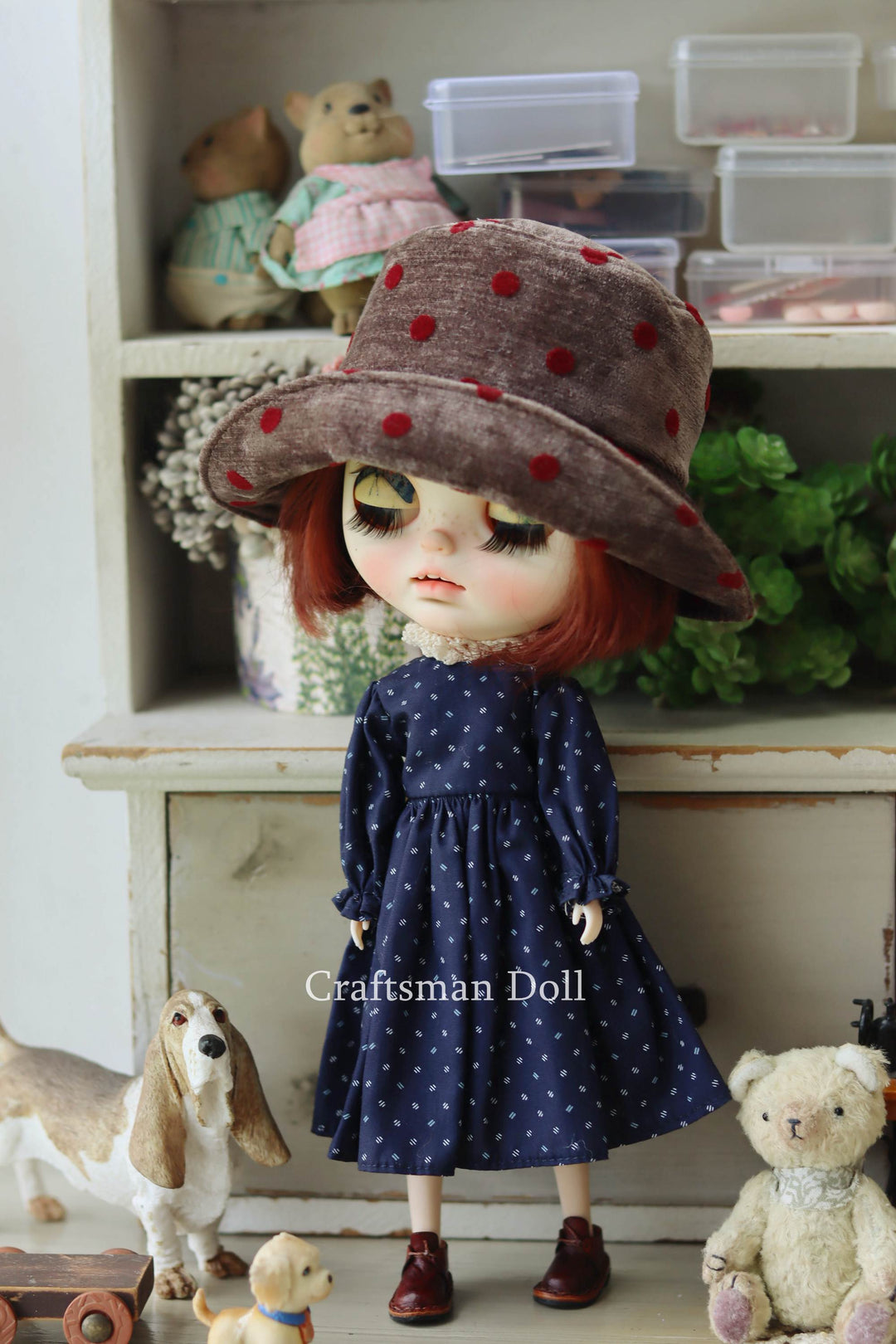 Blythe Hat/Pullip Hat/bucket hat/B1072/
