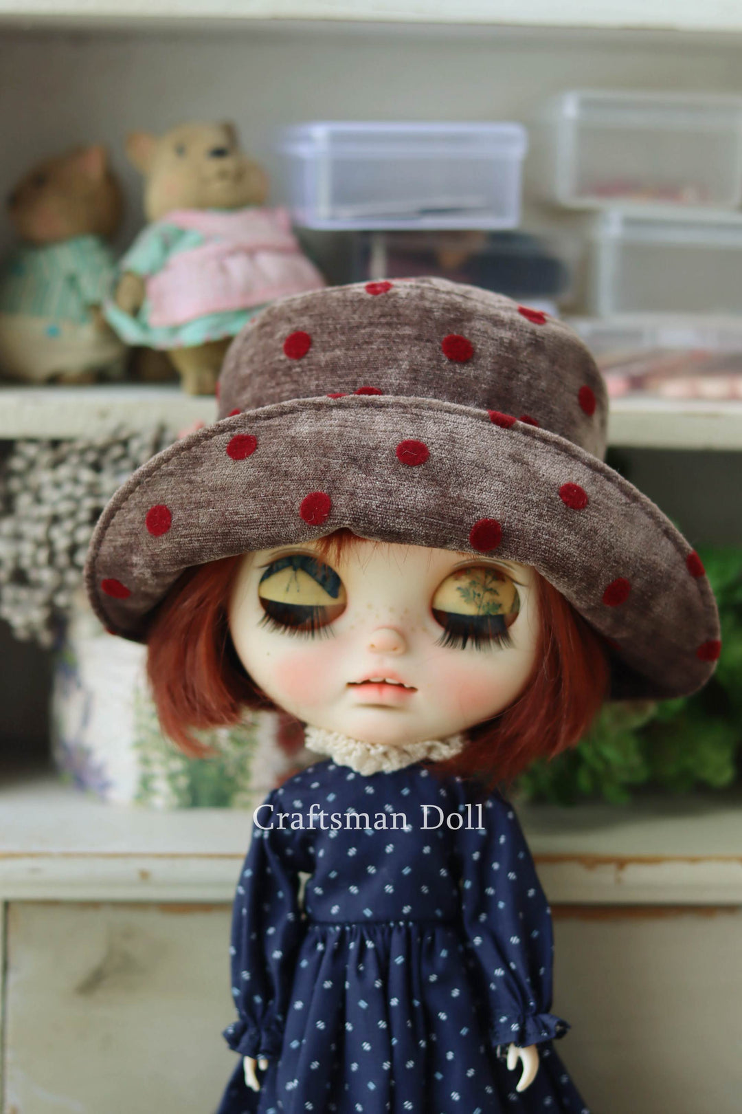 Blythe Hat/Pullip Hat/bucket hat/B1072/