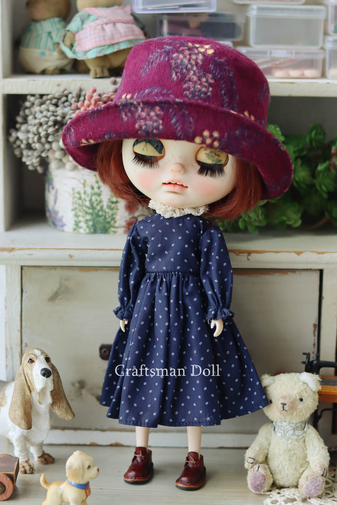 Blythe Hat/Pullip Hat/bucket hat/B1067/