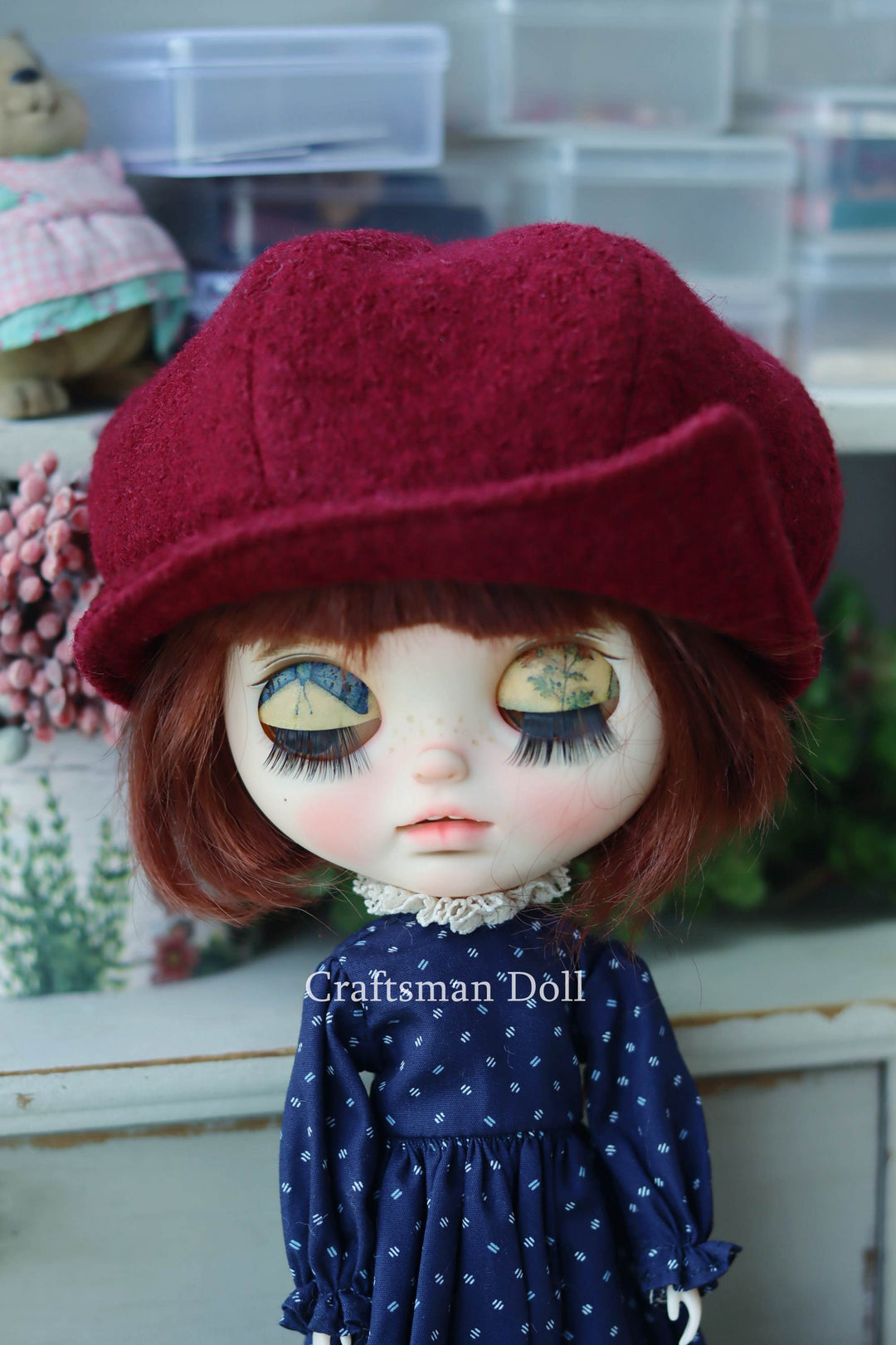 Blythe Hat/Pullip Hat/Newsboy cap/B1066/