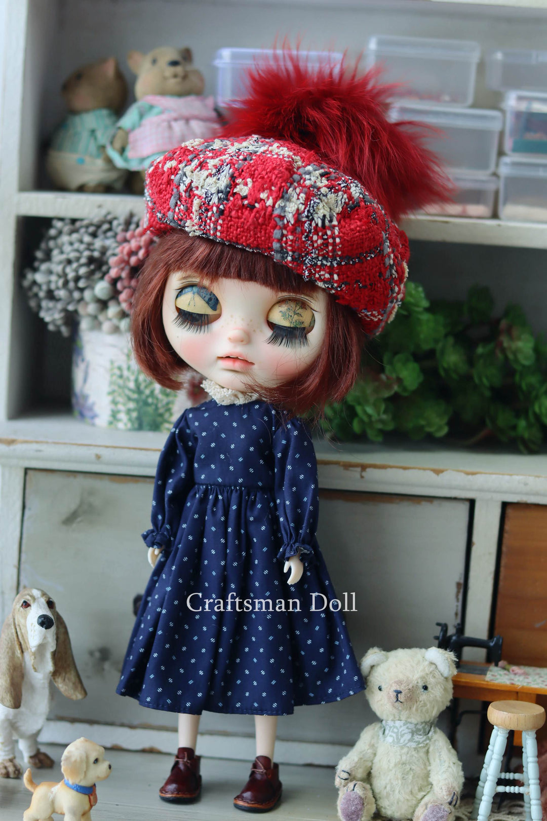 Blythe Hat/beret/B1063/