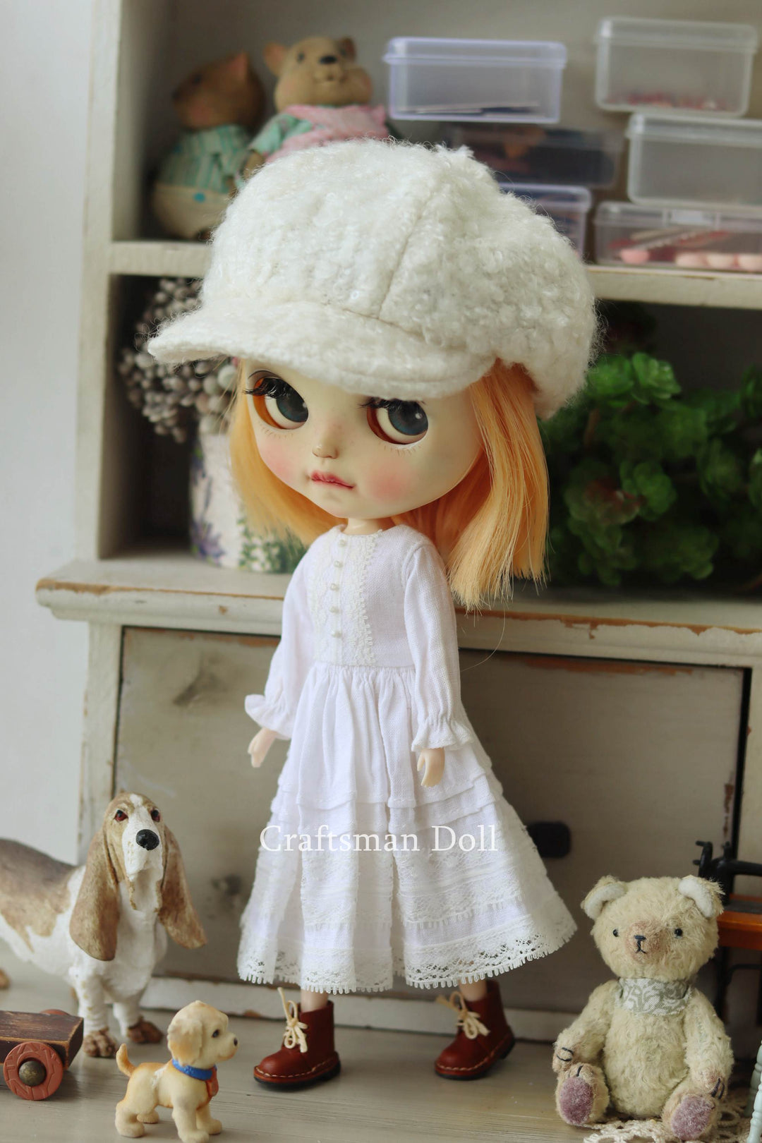 Blythe Hat/Pullip Hat/Newsboy cap/B1065/