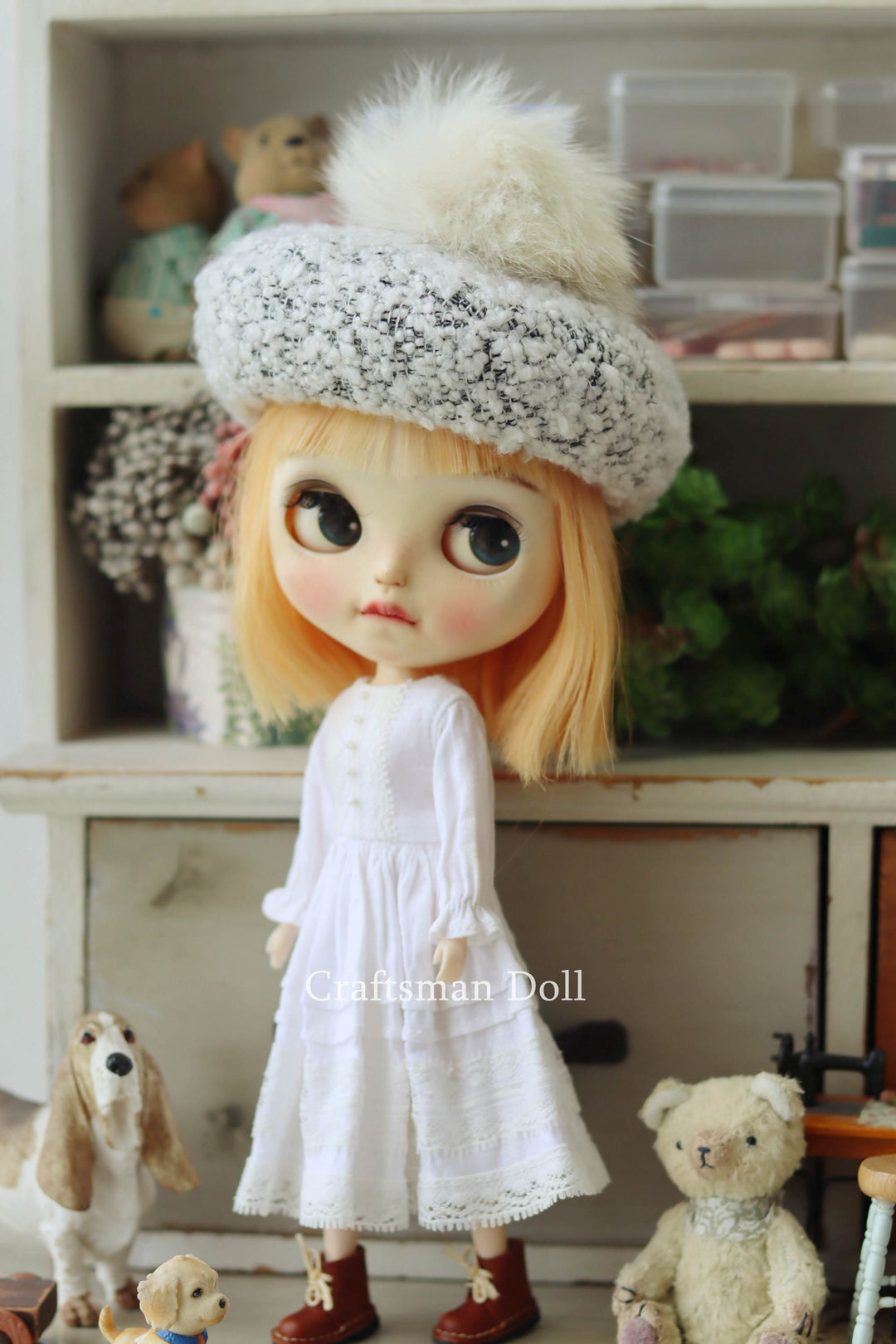 Blythe Hat/beret/B1059/