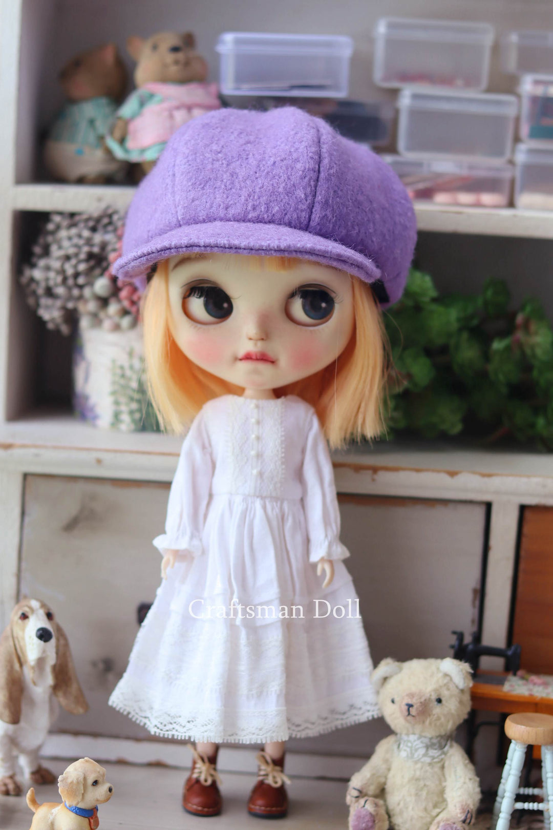 Blythe Hat/Pullip Hat/Newsboy cap/B1062/