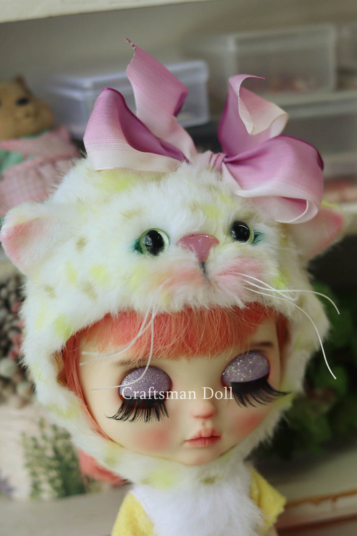 Blythe Hat/cat bonnet/B1077/