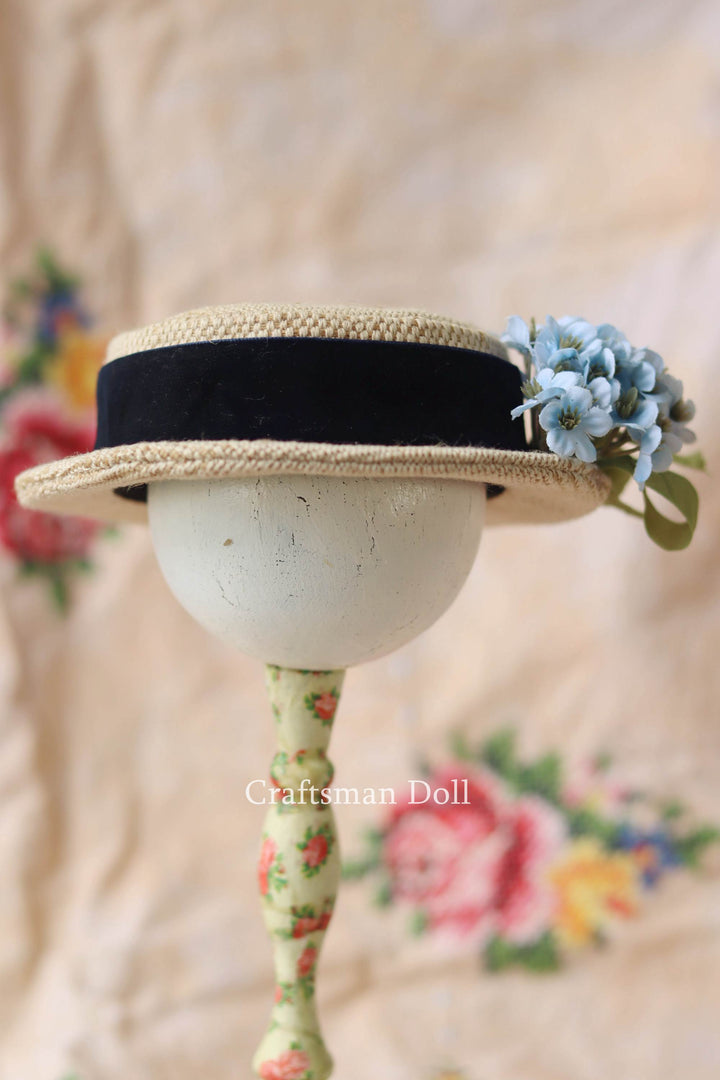 Blythe Hat/Pullip Hat/boater hat/B1082/