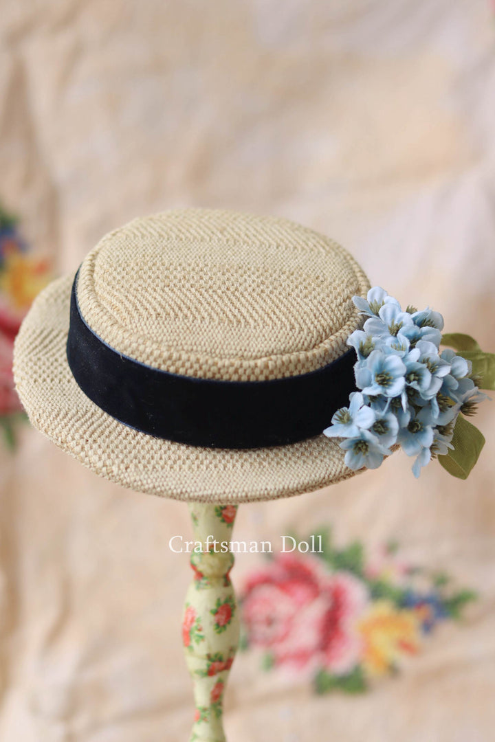 Blythe Hat/Pullip Hat/boater hat/B1082/