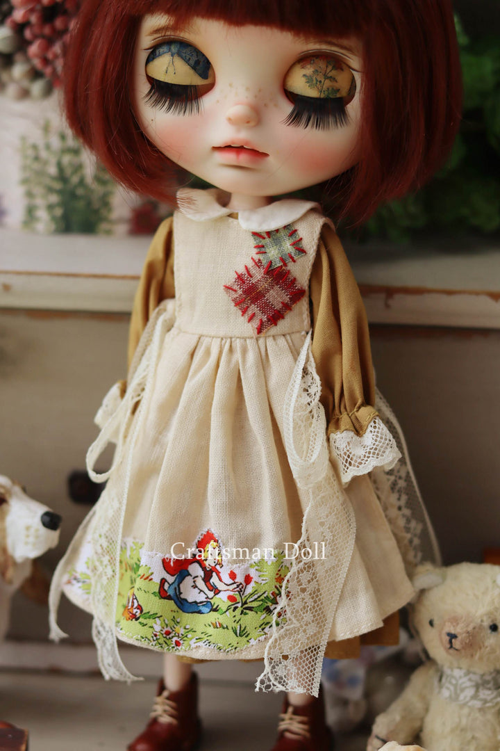 Blythe Apron/Blythe Dress/Pullip Apron/B1106/
