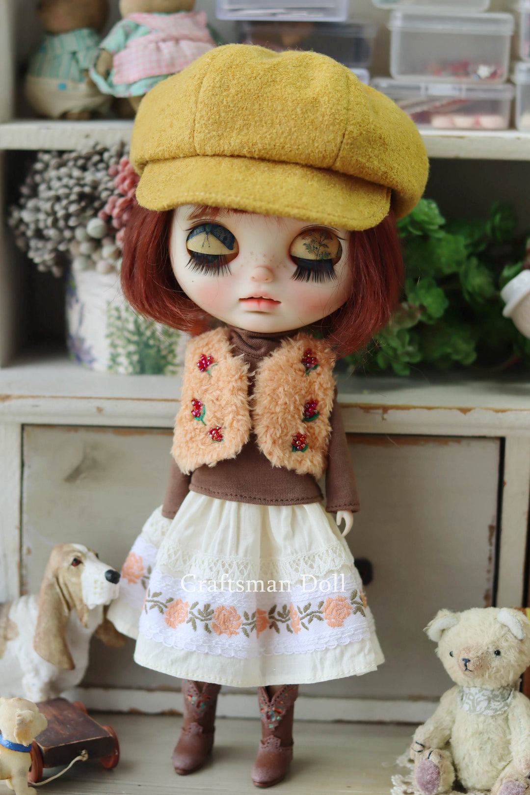 Blythe Hat/Newsboy cap/B1143/
