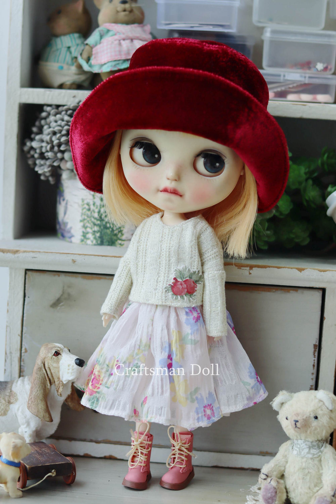 Blythe Hat/Pullip Hat/bucket hat/B1142/