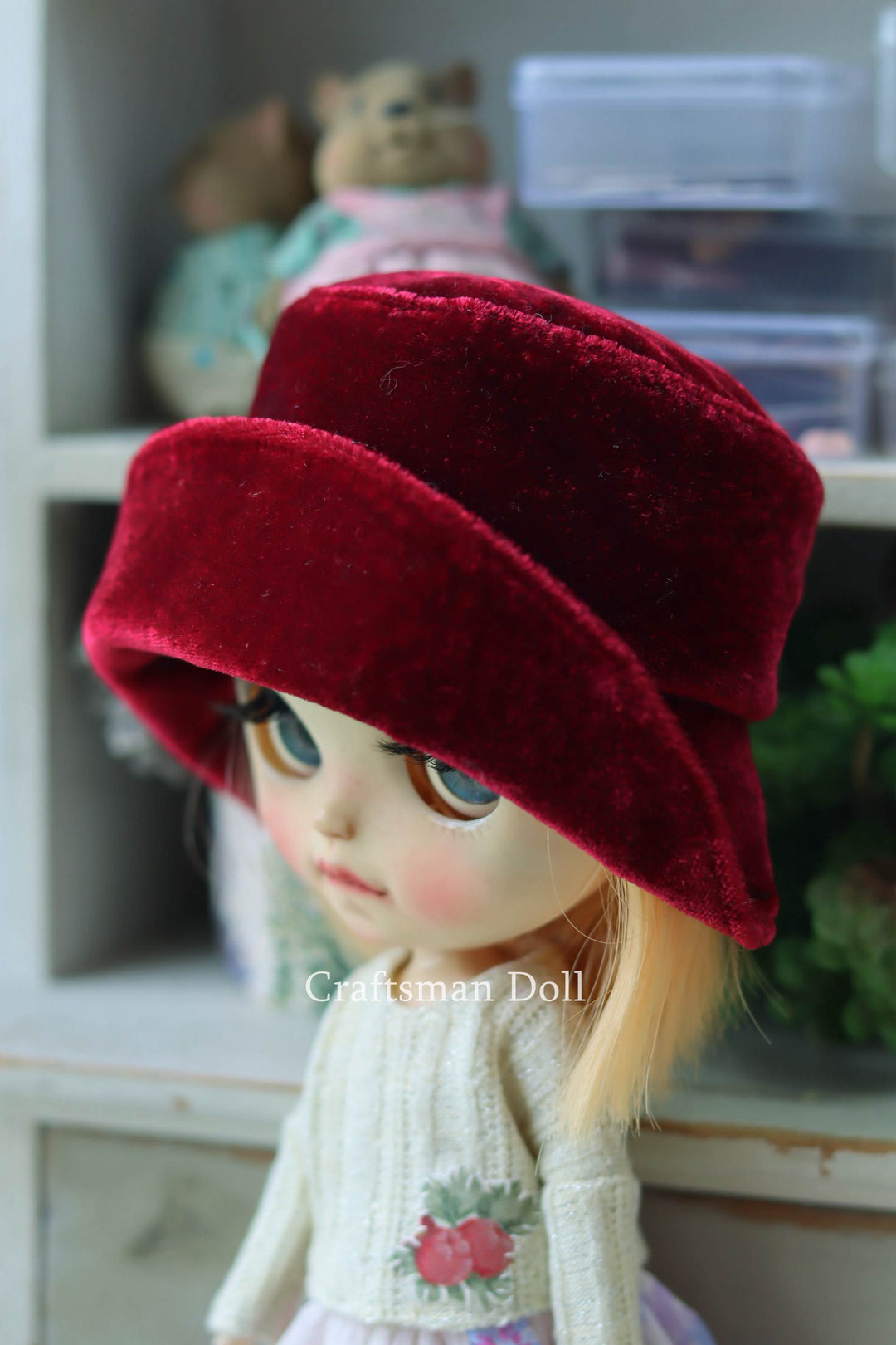 Blythe Hat/Pullip Hat/bucket hat/B1142/