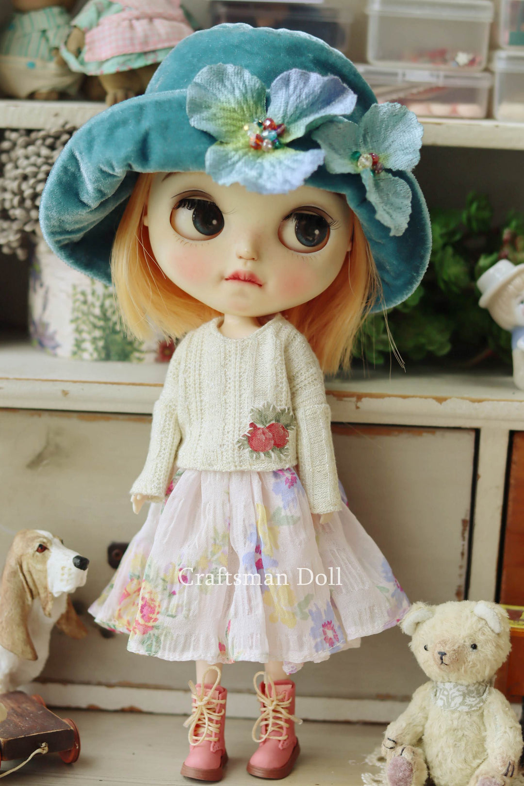 Blythe Hat/Pullip Hat/bucket hat/B1152/