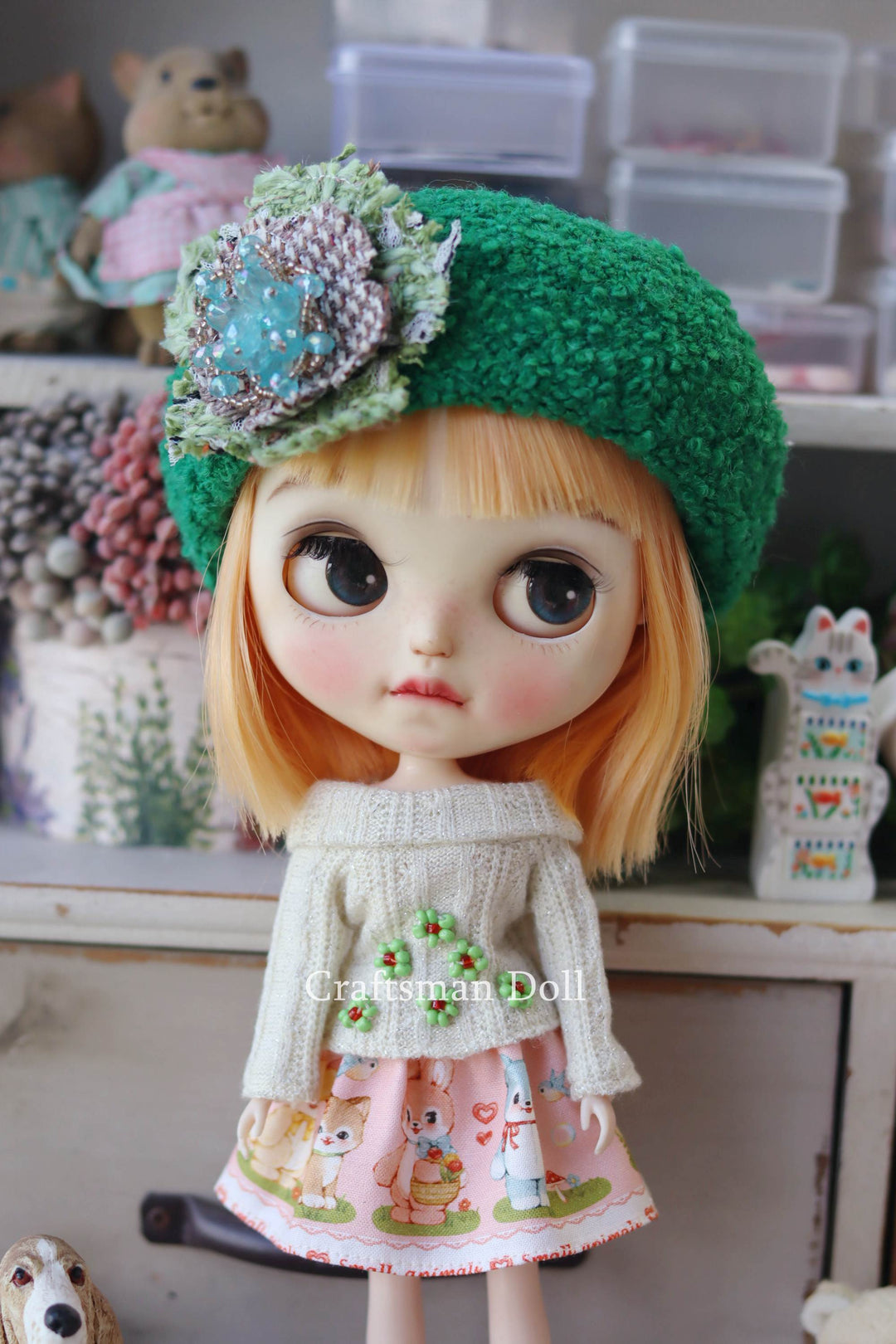 Blythe Hat/beret/B1174/